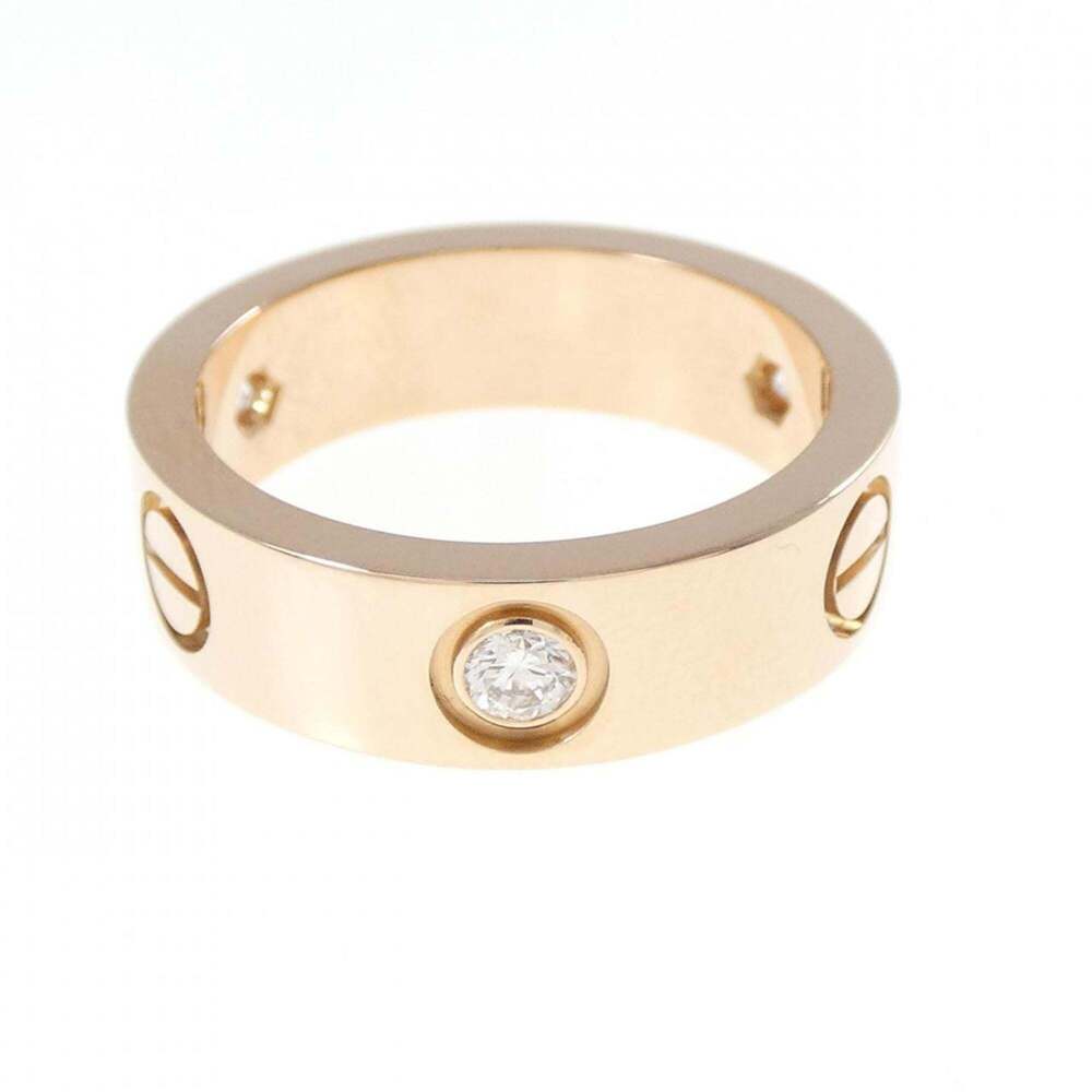 CARTIER Gold Diamond Love Ring - Picture 2 of 4